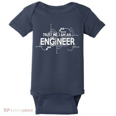Trust Me I'm An Engineer Baby Bodysuit