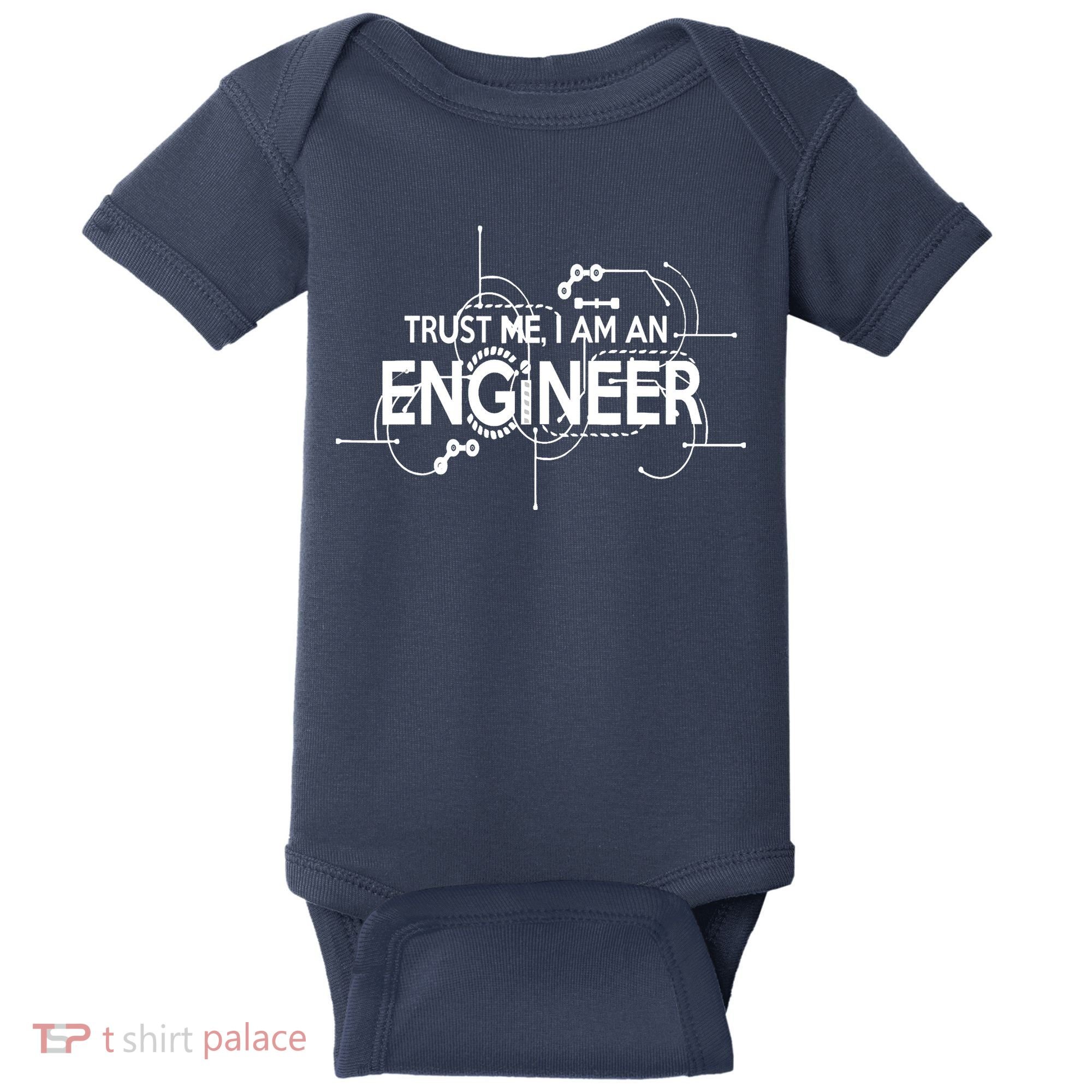 Trust Me I'm An Engineer Baby Bodysuit