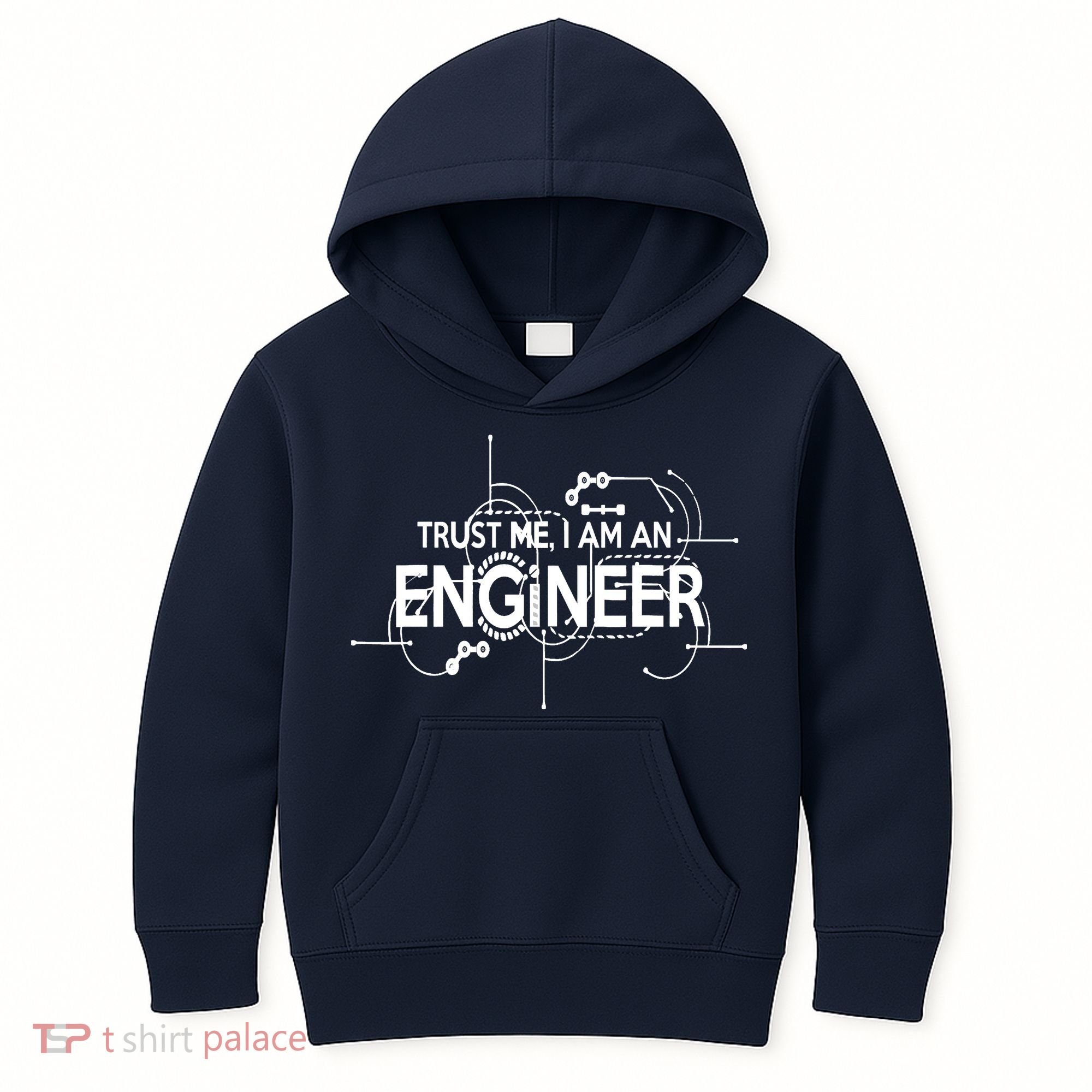 Trust Me I'm An Engineer Kids Hoodie