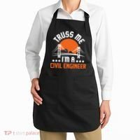 Truss Me I'm A Civil Engineer Bridge Builder Construction Apron thumb 2