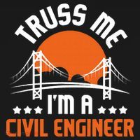 Truss Me I'm A Civil Engineer Bridge Builder Construction Polo thumb 3