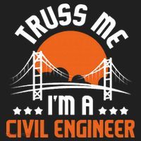 Truss Me I'm A Civil Engineer Bridge Builder Construction Hat thumb 2