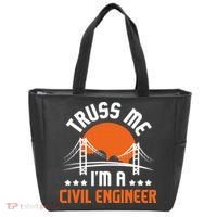 Truss Me I'm A Civil Engineer Bridge Builder Construction Tote Bag thumb 0