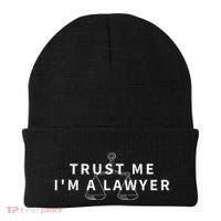 Trust Me IM A Lawyer Funny Attorney Gift Beanie thumb 0