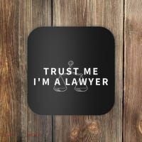 Trust Me IM A Lawyer Funny Attorney Gift Coaster thumb 0
