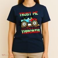 Trust Me I'm A Trucker Monster Truck T-Shirt thumb 4