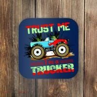 Trust Me I'm A Trucker Monster Truck Coaster thumb 0