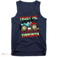 Trust Me I'm A Trucker Monster Truck Tank Top thumb 0