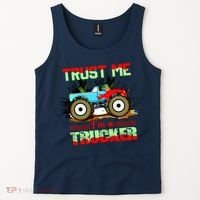 Trust Me I'm A Trucker Monster Truck Tank Top thumb 2