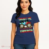 Trust Me I'm A Trucker Monster Truck Women's T-Shirt thumb 4