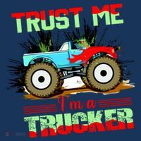Trust Me I'm A Trucker Monster Truck Women's T-Shirt thumb 6