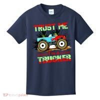Trust Me I'm A Trucker Monster Truck Kids T-Shirt thumb 0
