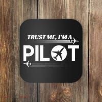 Trust Me, I'm A Pilot Aviation Coaster thumb 0