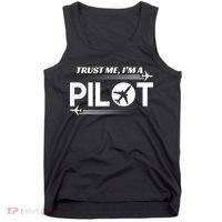 Trust Me, I'm A Pilot Aviation Tank Top thumb 0