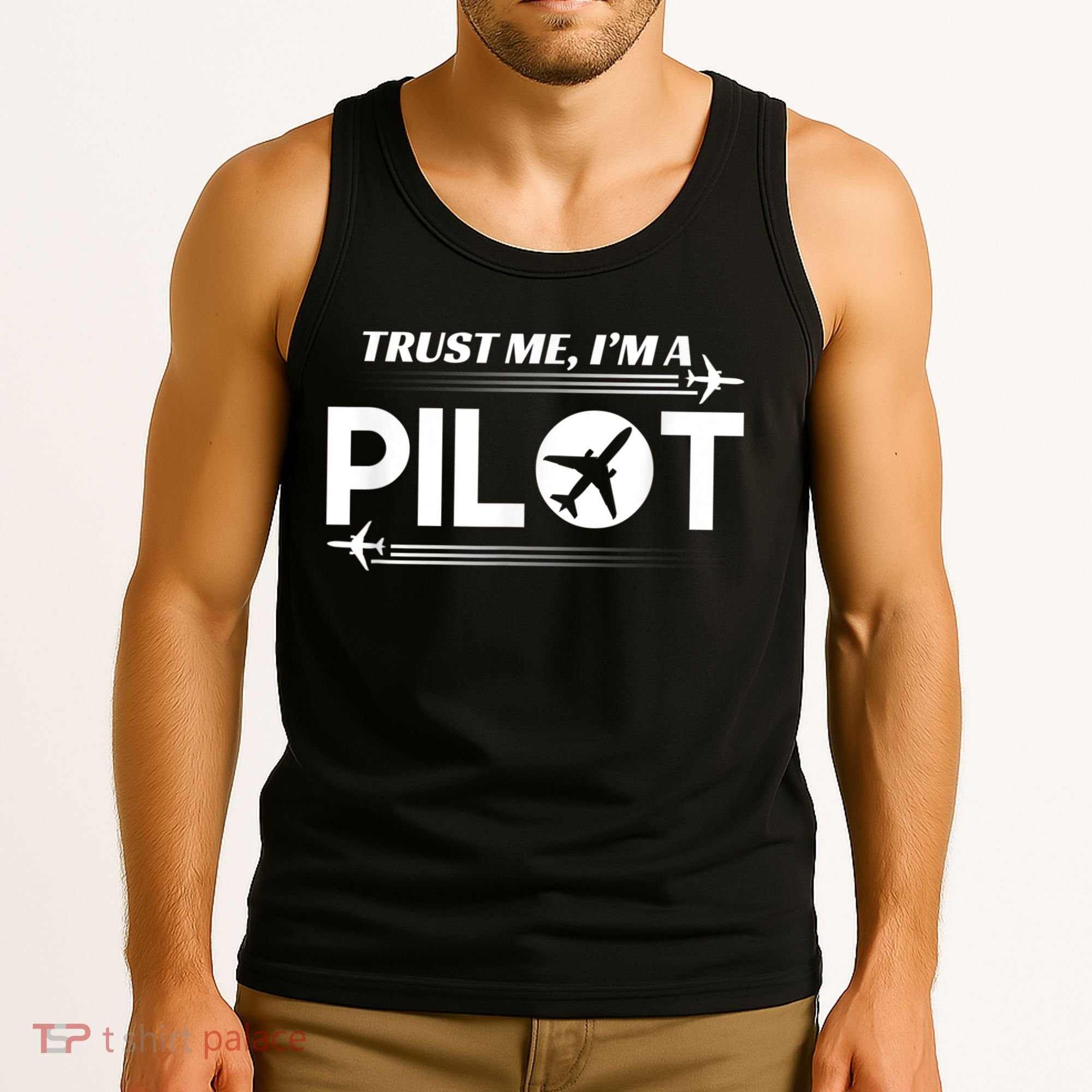 Trust Me, I'm A Pilot Aviation Tank Top