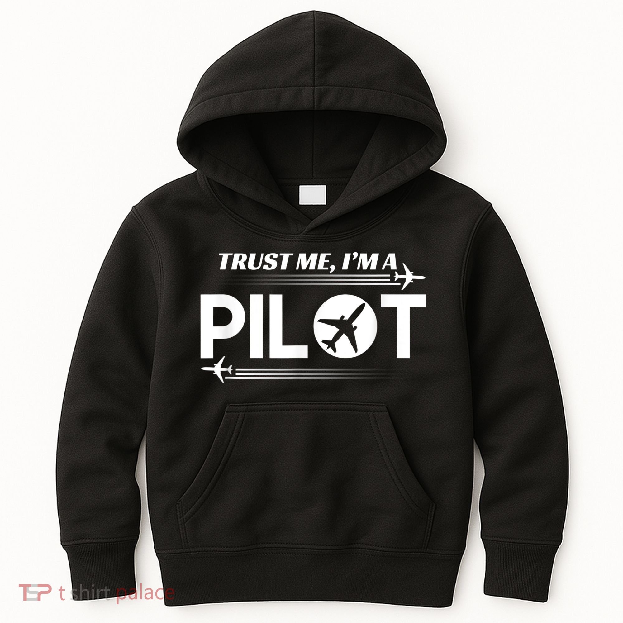 Trust Me, I'm A Pilot Aviation Kids Hoodie