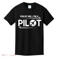 Trust Me, I'm A Pilot Aviation Kids T-Shirt thumb 0
