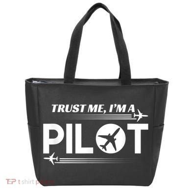 Trust Me, I'm A Pilot Aviation Tote Bag