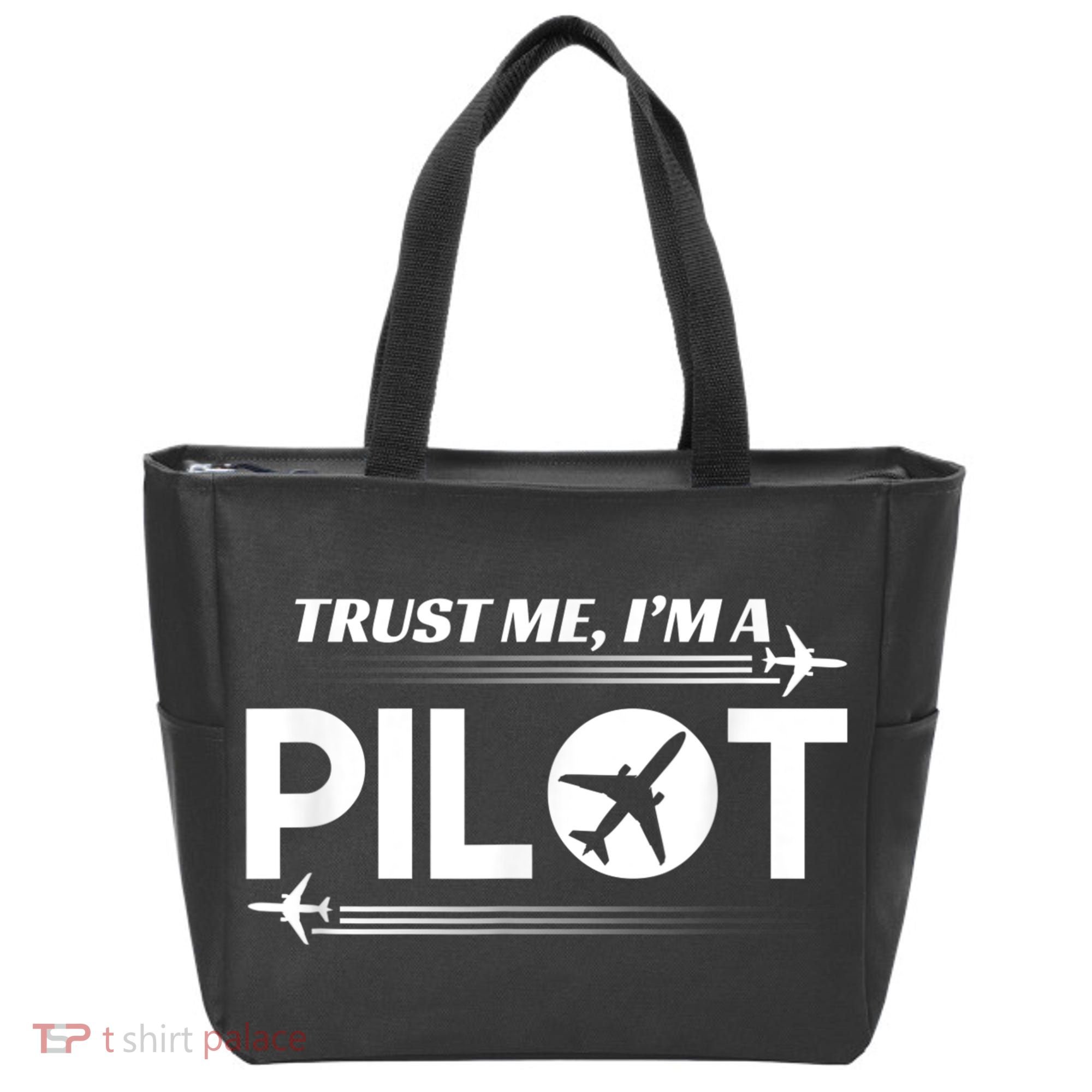 Trust Me, I'm A Pilot Aviation Tote Bag