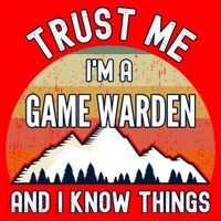 Trust Me Im A Game Warden And I Know Things Gift Santa Hat thumb 1