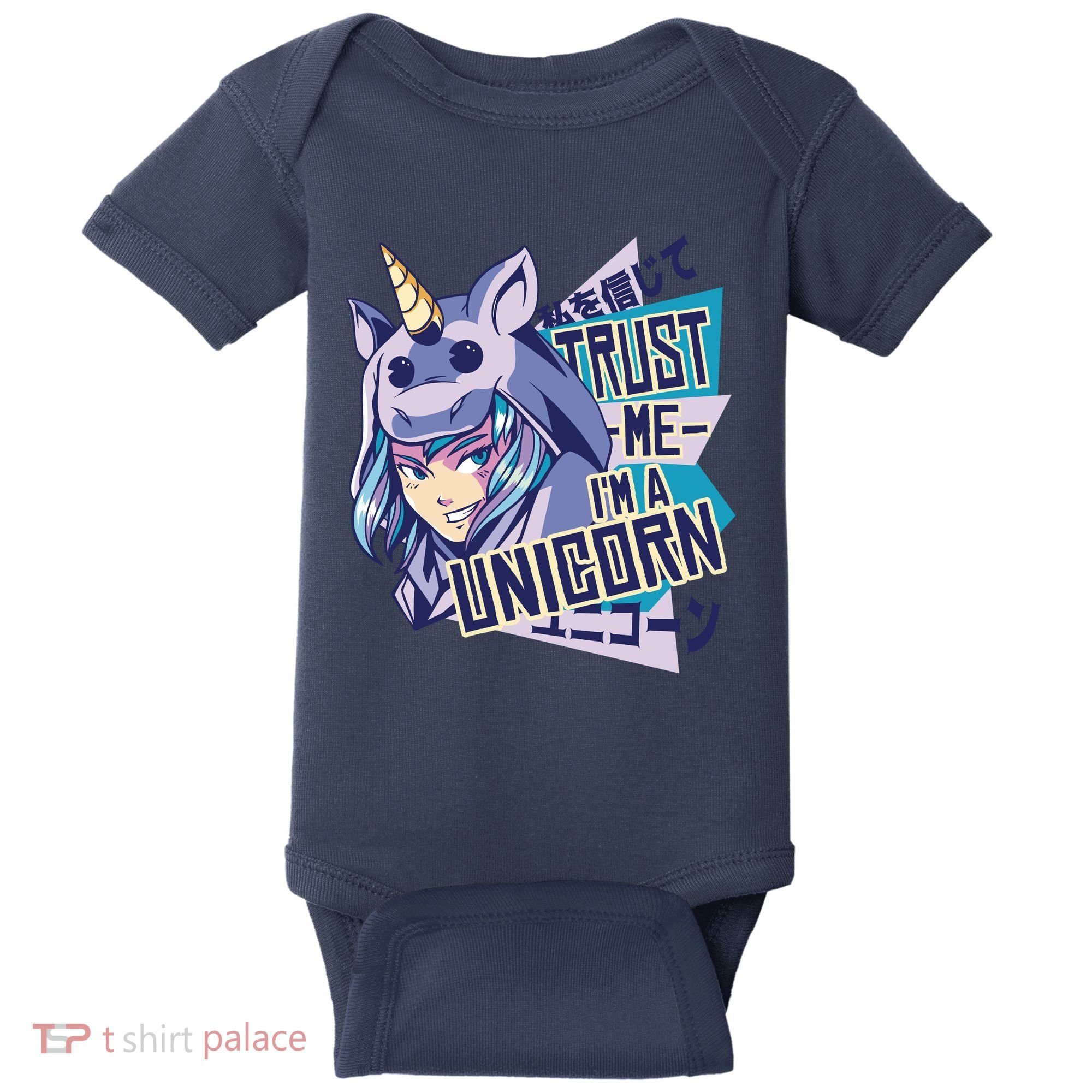 Trust Me I Am A Unicorn Baby Bodysuit