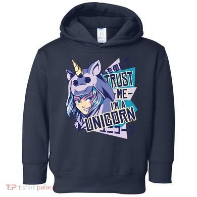 Trust Me I Am A Unicorn Toddler Hoodie