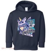 Trust Me I Am A Unicorn Toddler Hoodie thumb 0