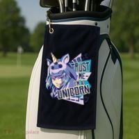 Trust Me I Am A Unicorn Golf Towel thumb 2