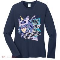 Trust Me I Am A Unicorn Women's Long Sleeve Shirt thumb 0