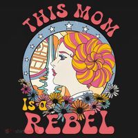 This Mom Is A Rebel Mom Mothers Day Coaster thumb 2