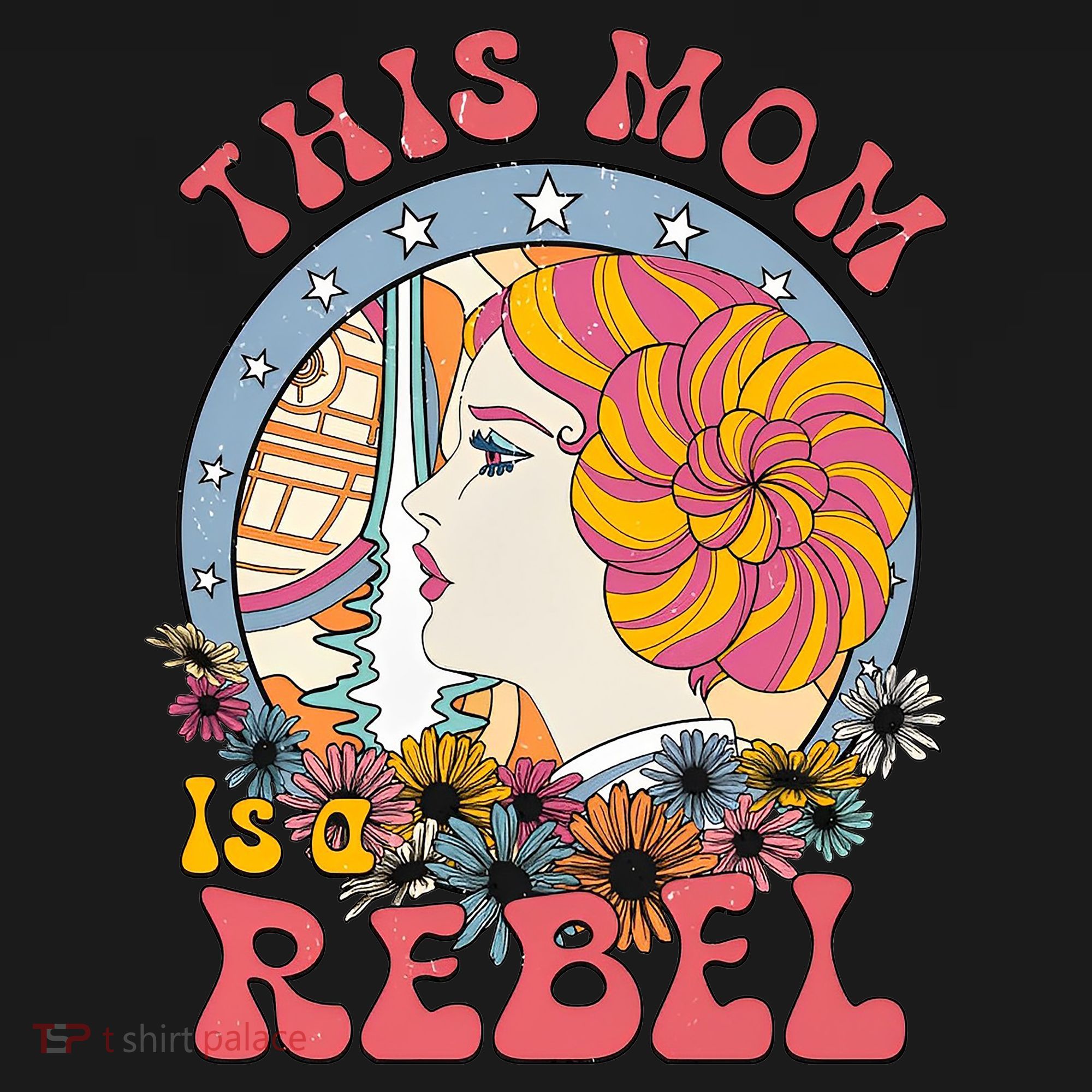 This Mom Is A Rebel Mom Mothers Day Tote Bag