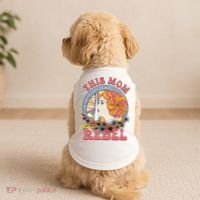 This Mom Is A Rebel Mom Mothers Day Doggie Tank thumb 2