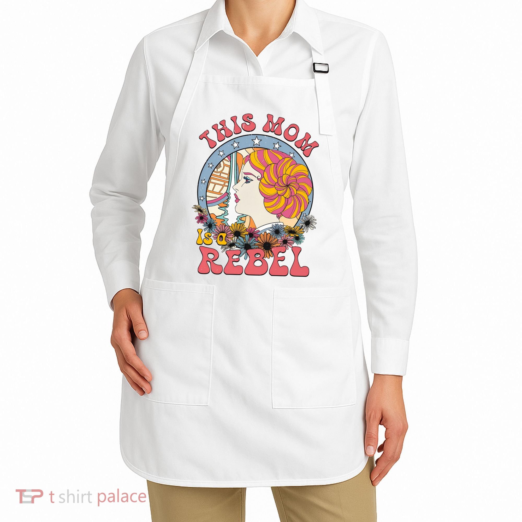 This Mom Is A Rebel Mom Mothers Day Apron
