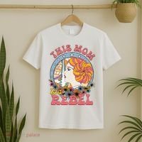 This Mom Is A Rebel Mom Mothers Day T-Shirt thumb 2