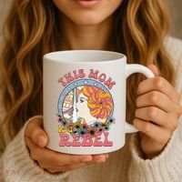 This Mom Is A Rebel Mom Mothers Day Coffee Mug thumb 3