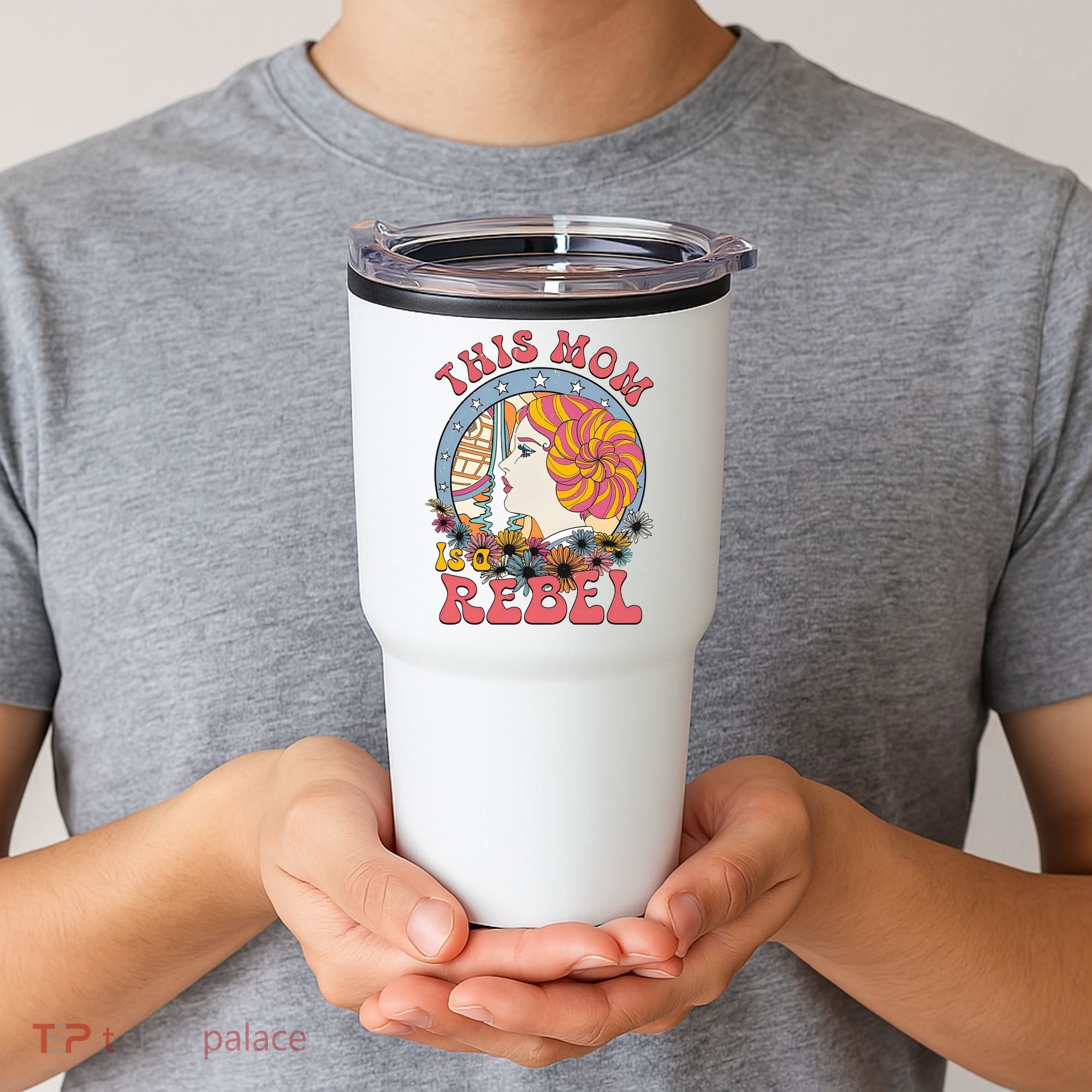 This Mom Is A Rebel Mom Mothers Day Tumbler