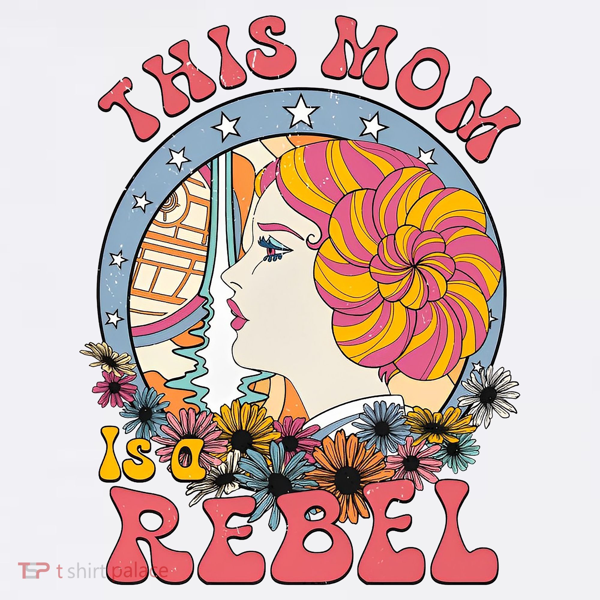 This Mom Is A Rebel Mom Mothers Day Mousepad
