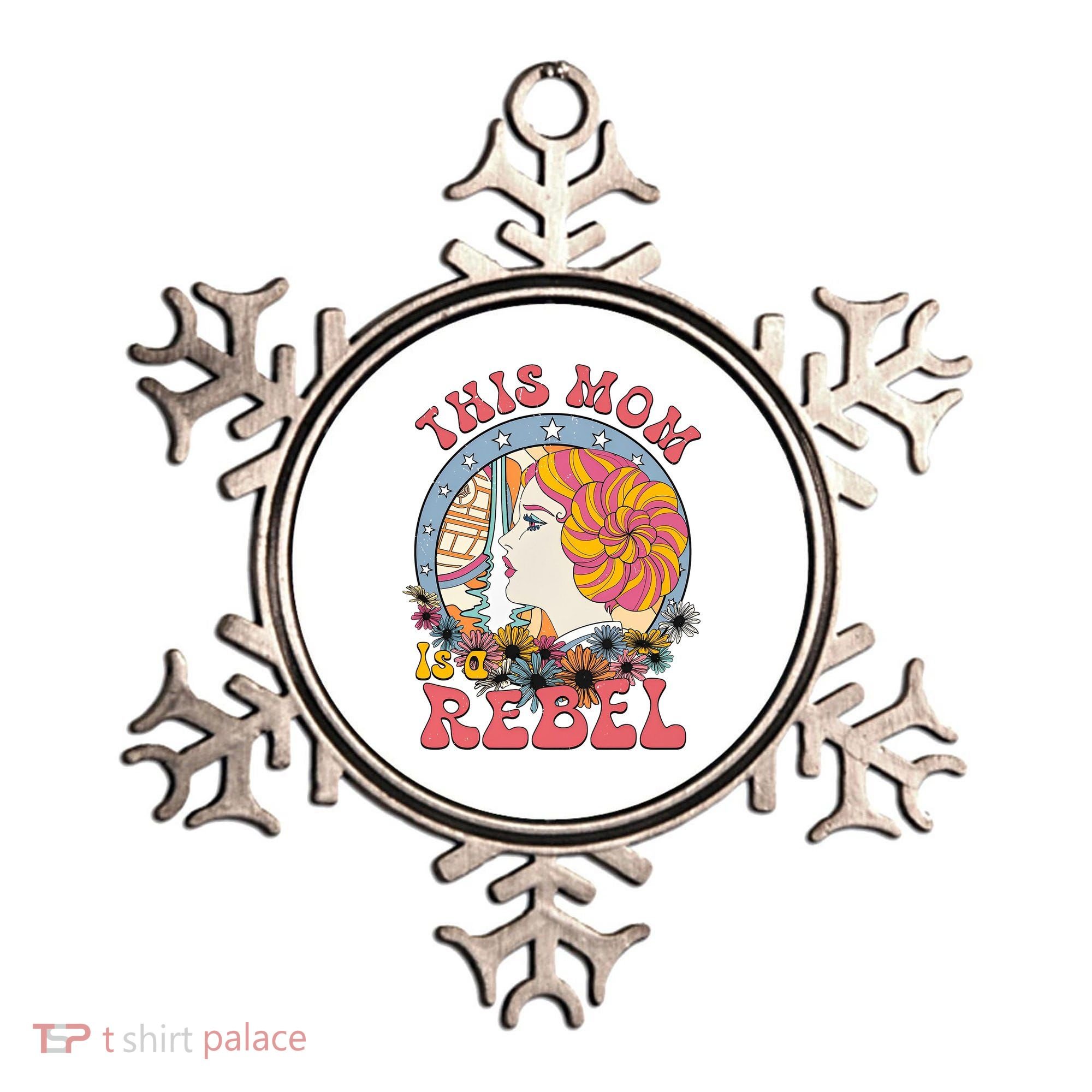 This Mom Is A Rebel Mom Mothers Day Ornament