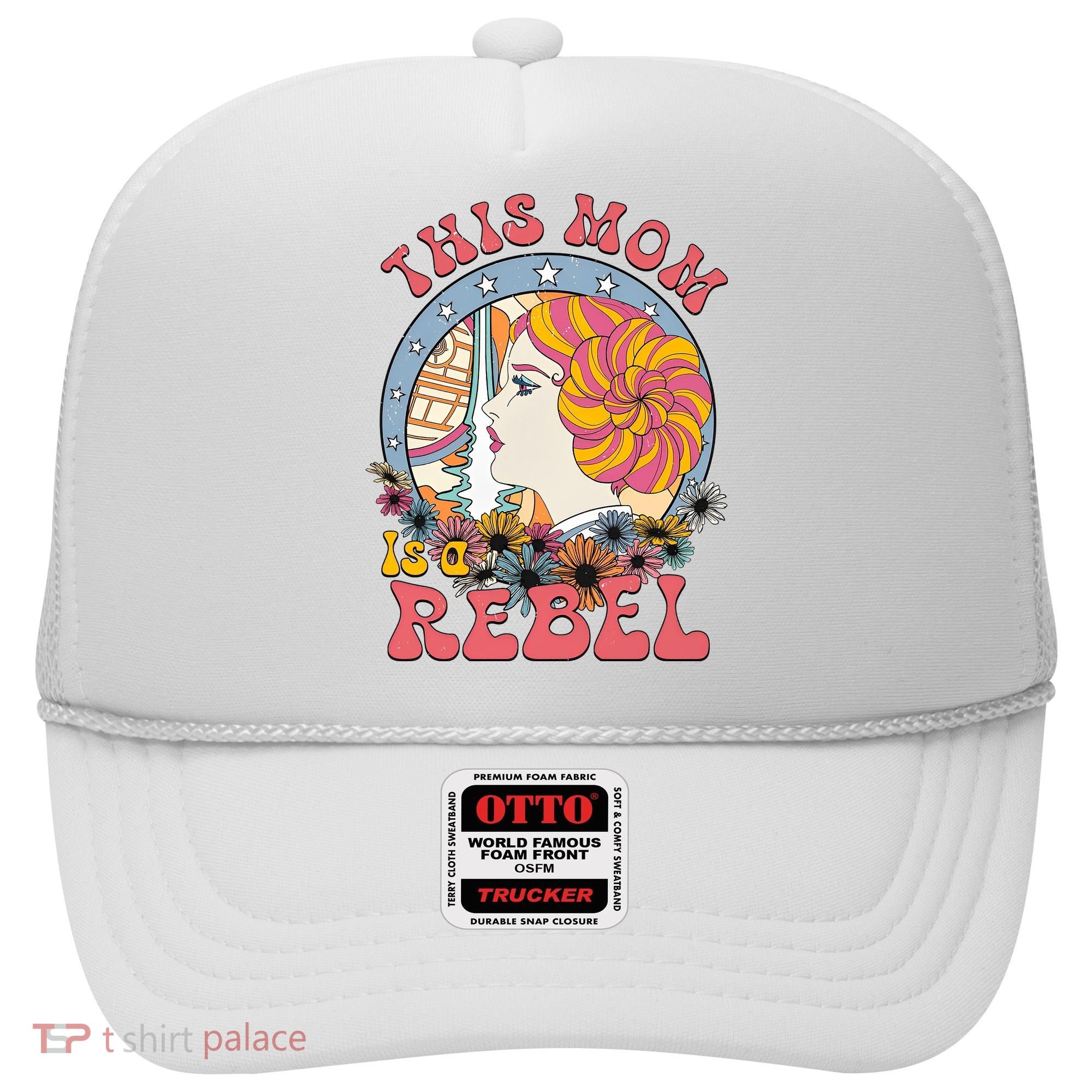 This Mom Is A Rebel Mom Mothers Day Hat