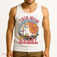 This Mom Is A Rebel Mom Mothers Day Tank Top thumb 3
