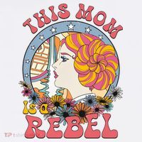 This Mom Is A Rebel Mom Mothers Day Toddler T-Shirt thumb 4