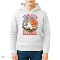 This Mom Is A Rebel Mom Mothers Day Kids Hoodie thumb 4