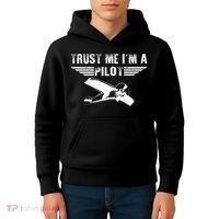 Trust Me Im A Pilot Kids Hoodie thumb 4