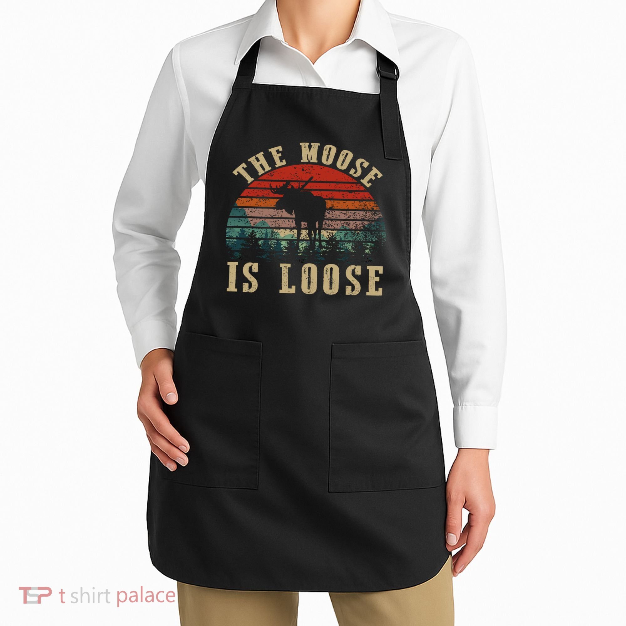 The Moose Is Loose Apron