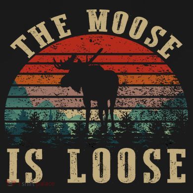 The Moose Is Loose Tall Hoodie