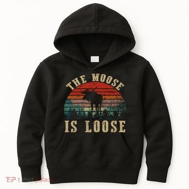 The Moose Is Loose Kids Hoodie