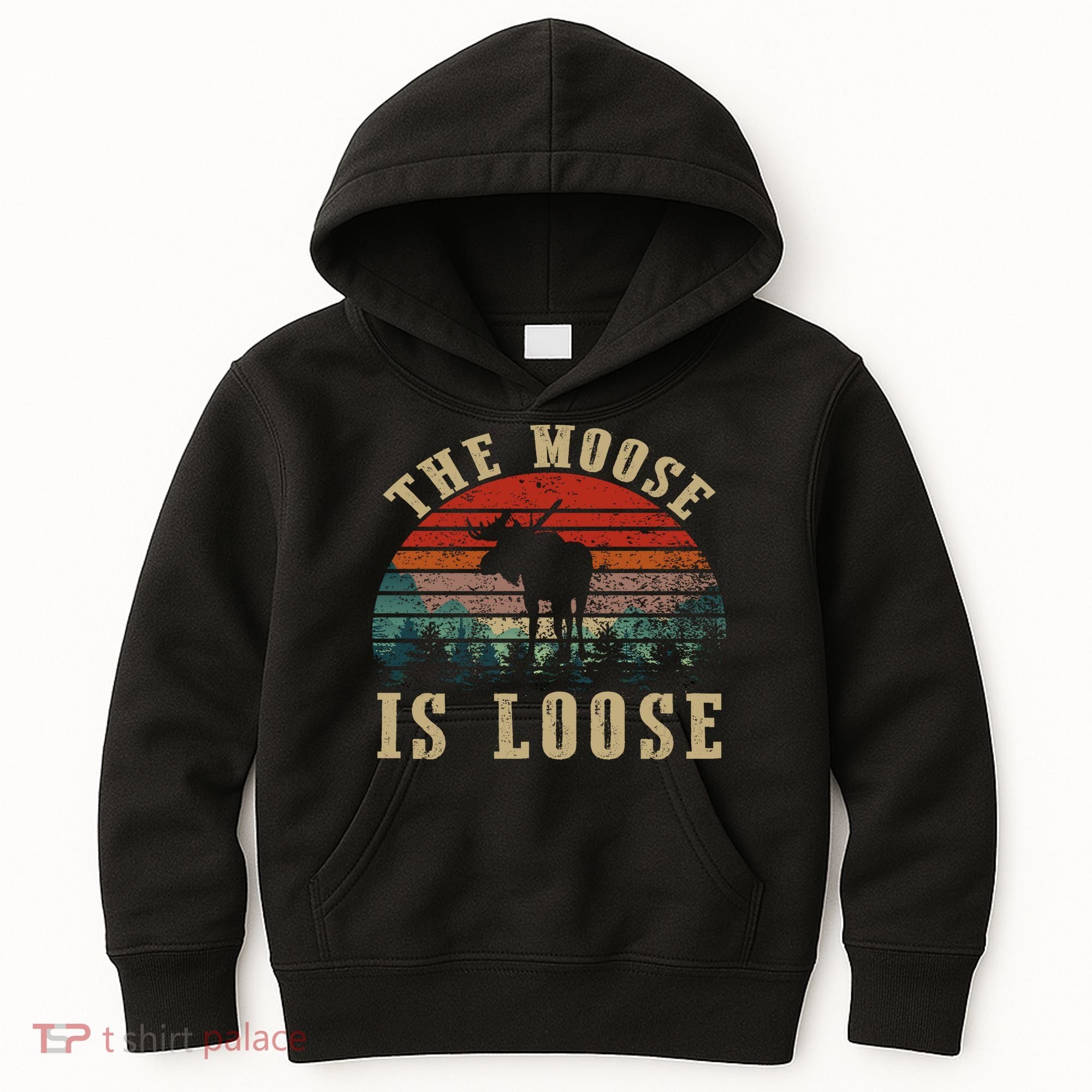 The Moose Is Loose Kids Hoodie