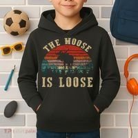 The Moose Is Loose Kids Hoodie thumb 2