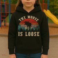 The Moose Is Loose Kids Hoodie thumb 3