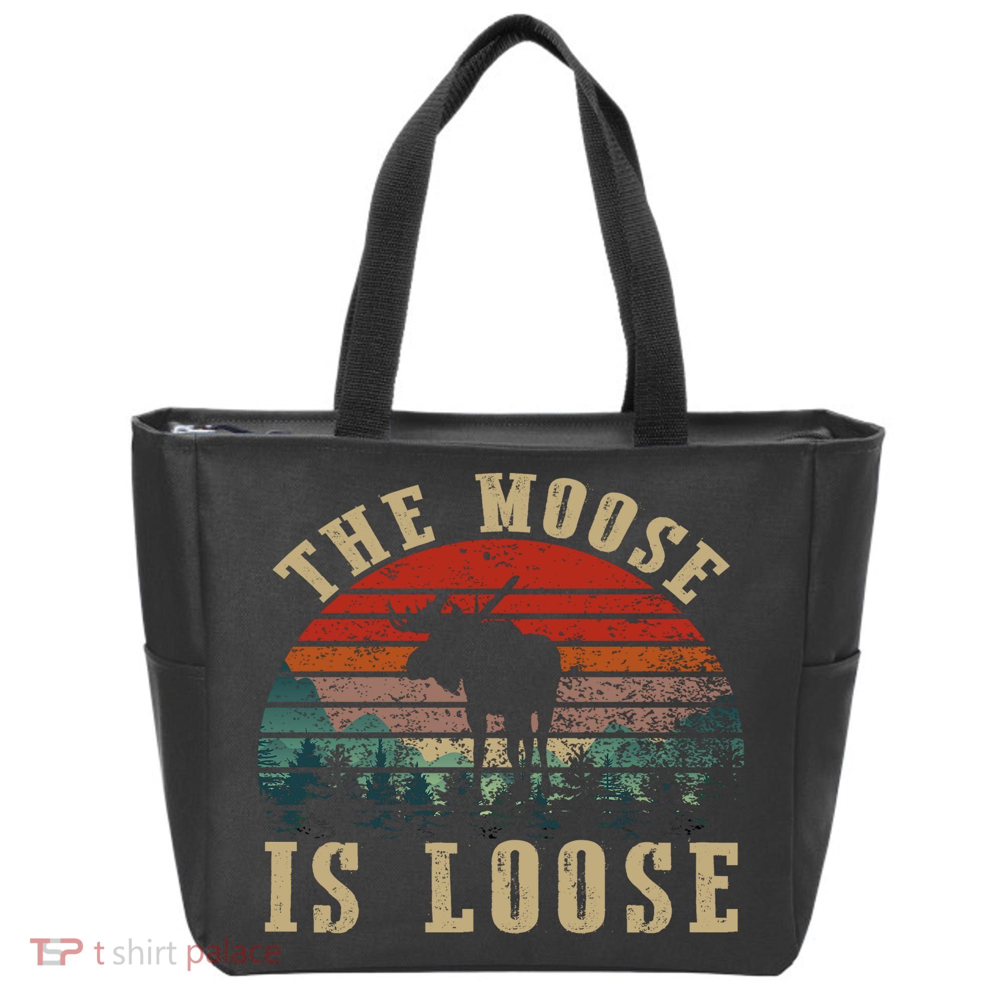The Moose Is Loose Tote Bag